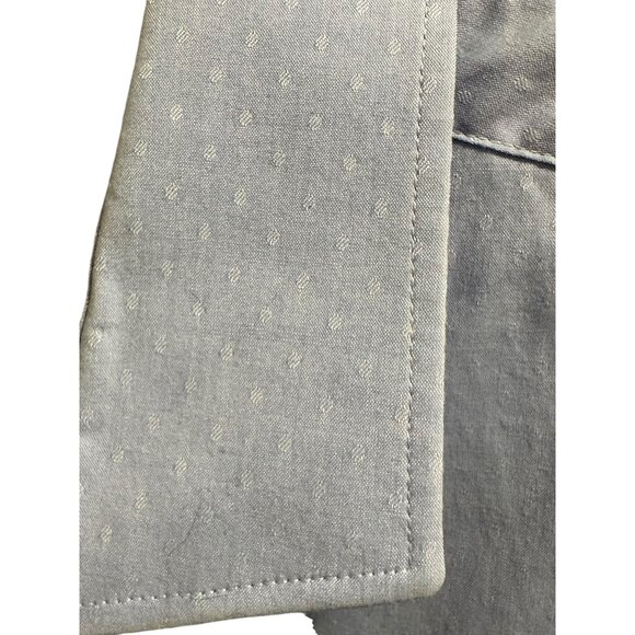 🍒 2/$20 🍒 Men's Tommy Hilfiger Button-up Shirt Blue with White Pattern sz 2XL - Picture 3 of 9